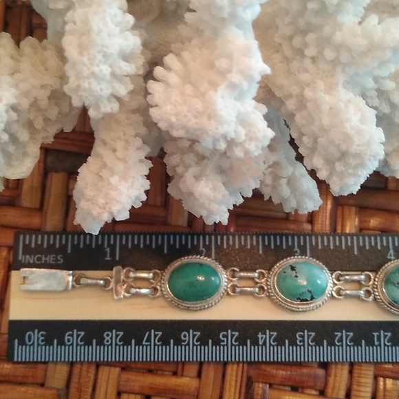 NEVADA TURQUOISE LINE BRACELET - Picture 6 of 7